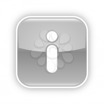 Royalty Free Clipart Image of an Info Icon