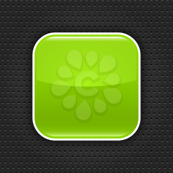 Royalty Free Clipart Image of a Green Square