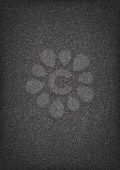 Subtle pattern seamless texture grainy noise effect on dark gray wallpaper background. Template a4 paper vertical format