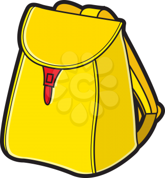 Royalty Free Clipart Image of a School Bag