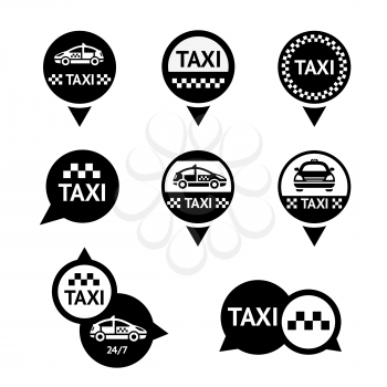 Taxi - set emblems