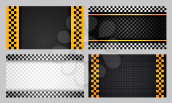 Business cards taxi set new, vector 10eps