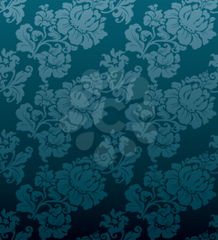 Template pattern, ornament floral, decorative background. Vector