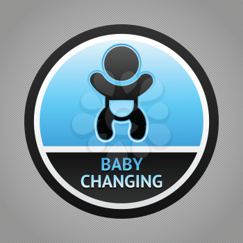 Symbol for women and baby , baby changing, vector