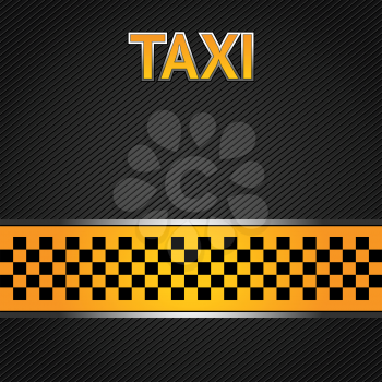 Taxi cab background