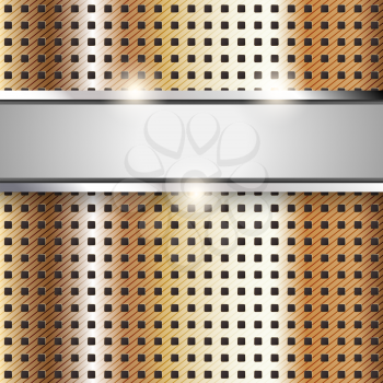 Metal surface, copper iron texture background, 10eps
