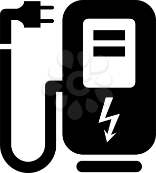 Black icon isolated on white background, flat style.