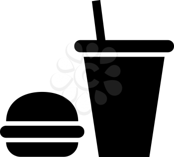 Black icon isolated on white background, flat style.