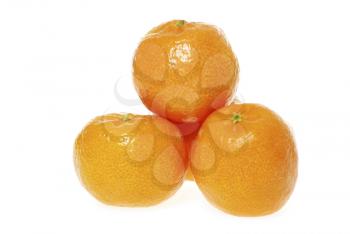Royalty Free Photo of a Pile of Tangerines