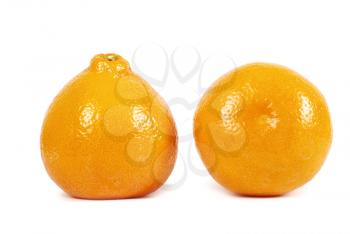 Royalty Free Clipart Image of Two Oranges