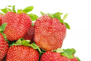 Royalty Free Photo of a Pile of Strawberries