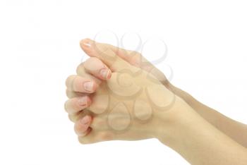 Royalty Free Photo of Clenched Hands