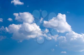 Royalty Free Photo of White Clouds in a Blue Sky