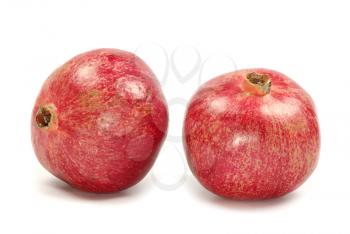 Pomegranate fruit isolated on white background