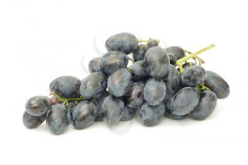 Fresh grape isolated on white