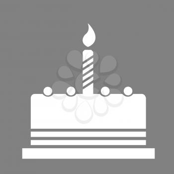 Birthday cake web icon
