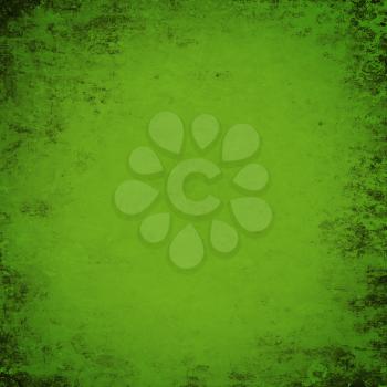 Grunge green background with space for text