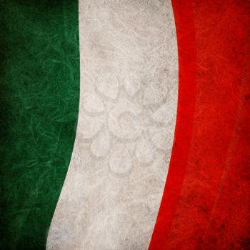 Flag of Italy retro background