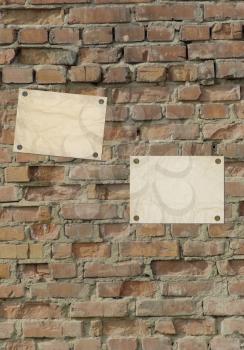 Note paper of stone wall texture 