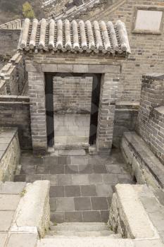 Small doorway in the Great Wall at Mutianyu China
