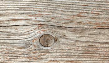 Filled frame of exposed outdoor wood with knot near center  