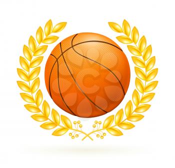 Basketball emblem, vector