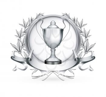 Silver Emblem, vector