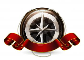 Compass Emblem, vector