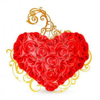Heart of roses, eps10
