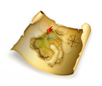 Old treasure map, 10eps