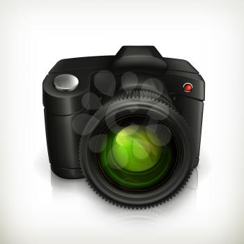 Camera icon, vector