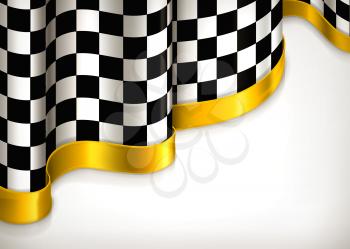 Checkered invitation background, vector