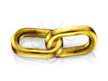 Chain link, vector