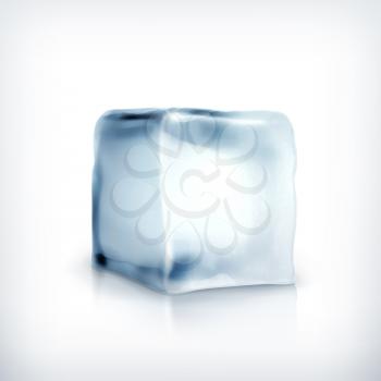 Ice cube, vector