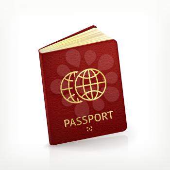 Passport, vector