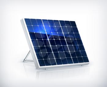 Solar panel, vector