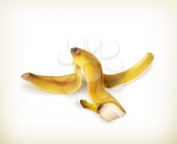 Banana peel vector