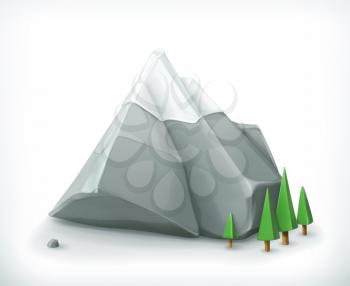 Mountain, vector icon