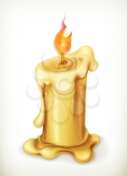 Candle, vector icon