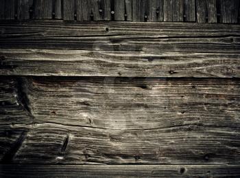 Old wooden planks. Abstract grungy background