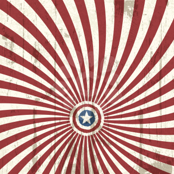 Abstract background with american flag elements. Vector illustration, EPS 10