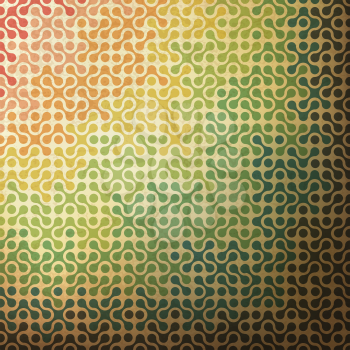 Abstract rainbow background made from joined parts. Vector, EPS10