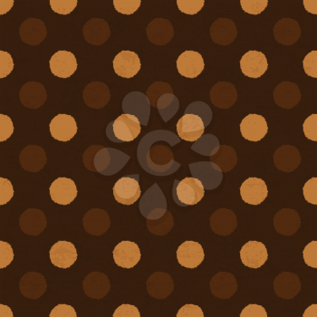 Coffee dot seamless background, vector, EPS10.