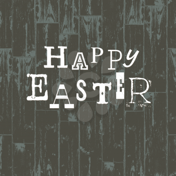 Happy Easter Card Template. Vector Illustration, EPS10.