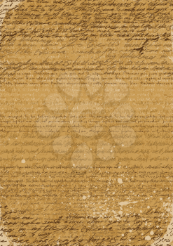 Vintage background of A4 format, based on ancient manuscripts