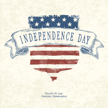 Independence day postertemplate. Vector