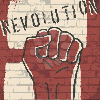 Revolution! vector illustration, EPS10