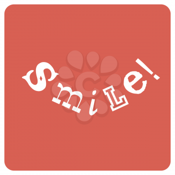 Smile! Positive emotions concept, vector