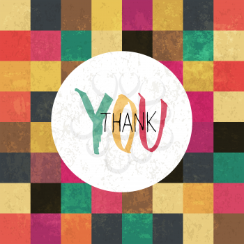 Thank you! On colorful aged tiles pattern. Grunge layers can be easy editable or removed.