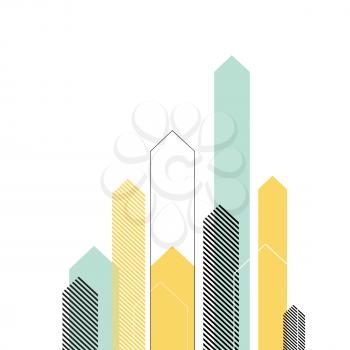 Stylized Arrows to Up. For Cover Book, Brochure, Annual Report etc.